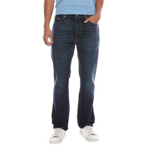 Palm Angels Mens  Midnight Monogram Pant, Blue